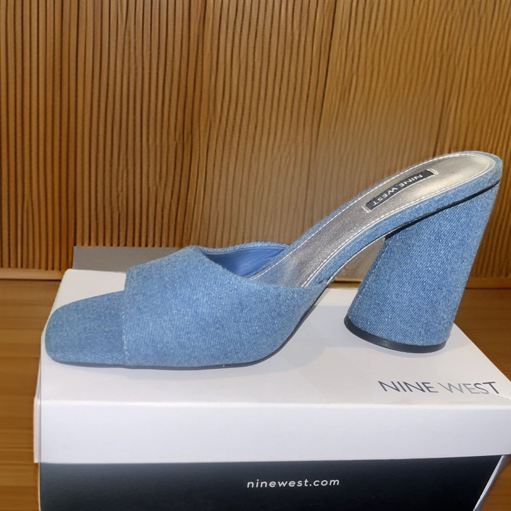 Denim Mules